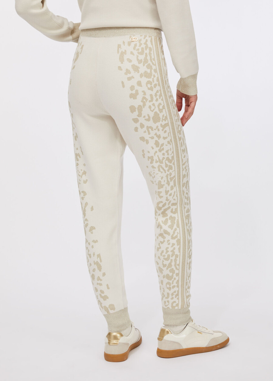 pantalon à imprimé animal
