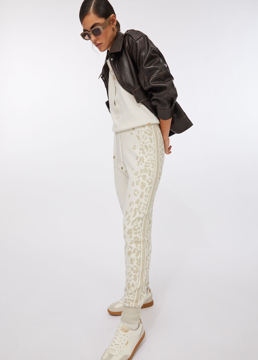 pantalon à imprimé animal