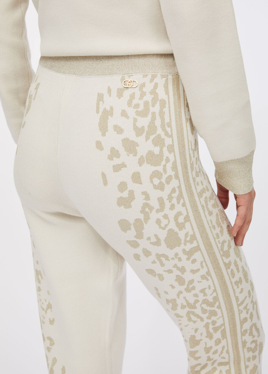 pantalon à imprimé animal