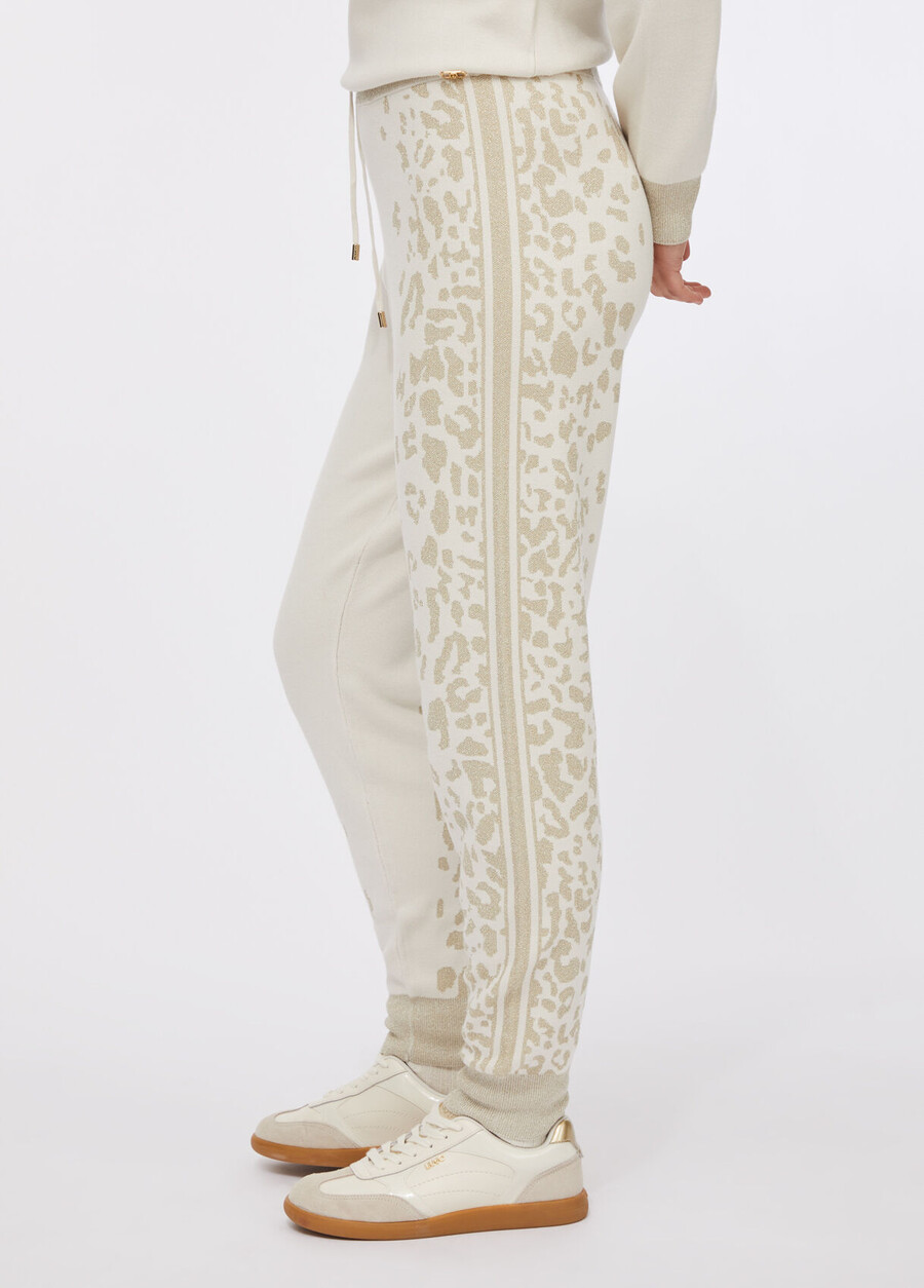 pantalon à imprimé animal