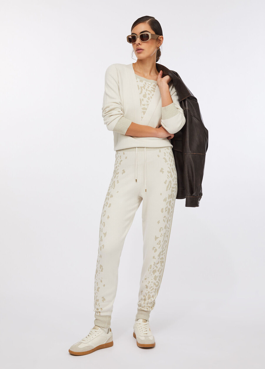 pantalon à imprimé animal