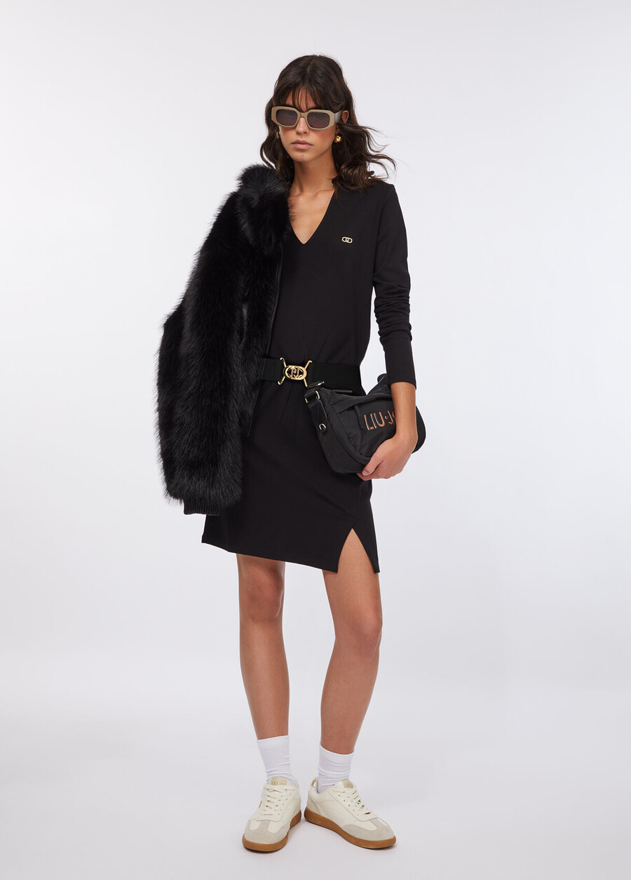 robe courte avec ceinture
