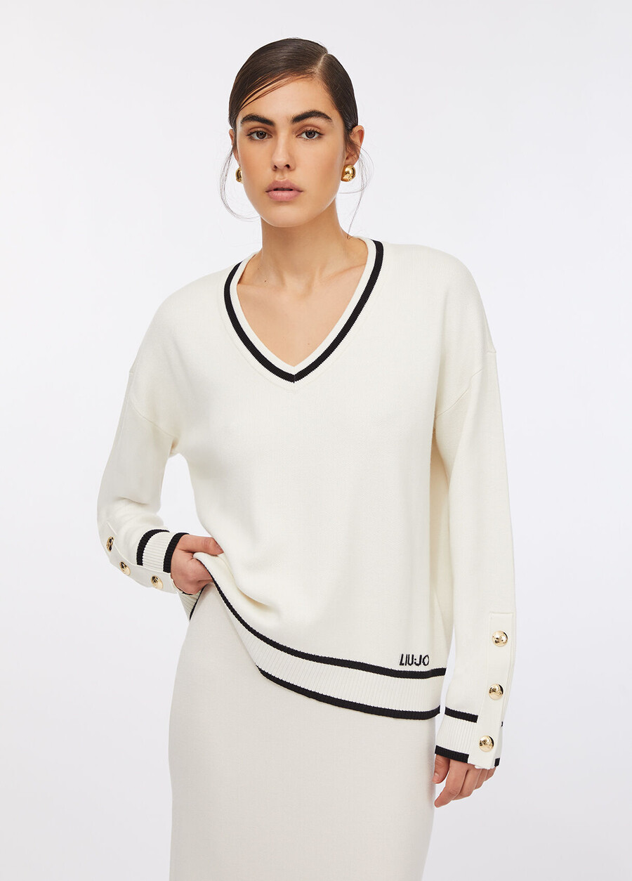 pull en mélange de soie