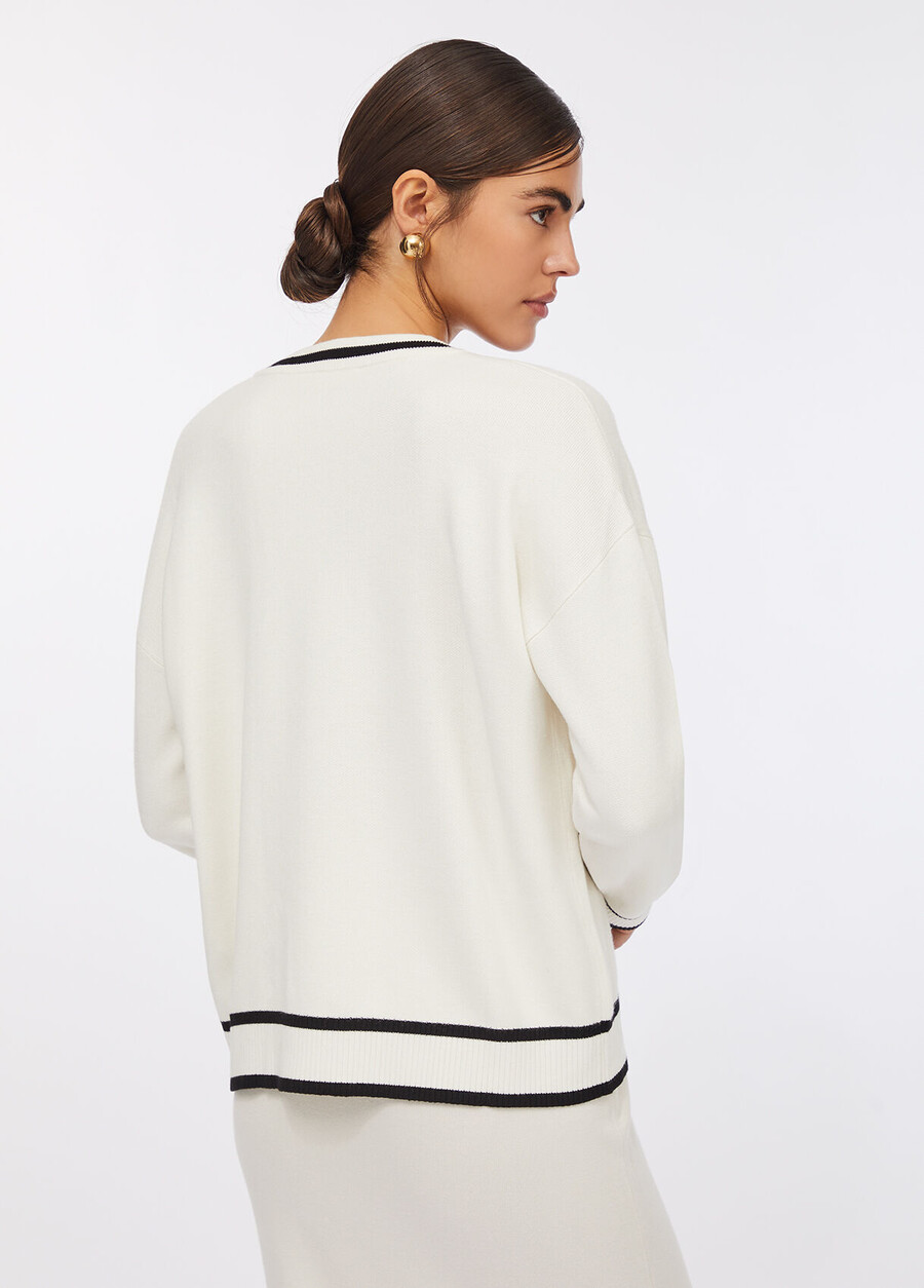 pull en mélange de soie