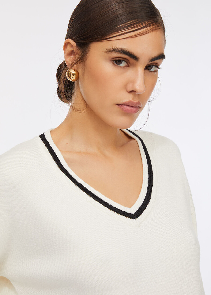 pull en mélange de soie