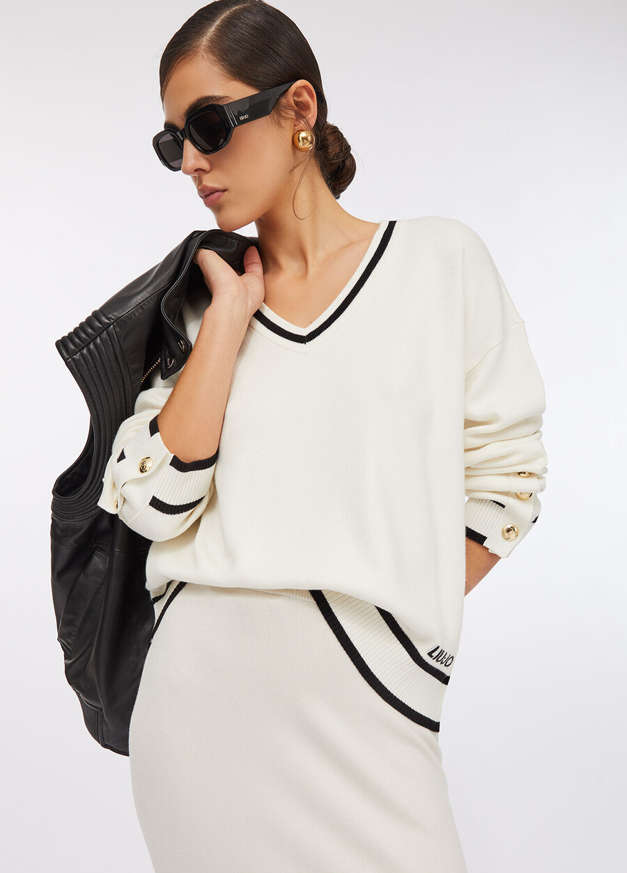 pull en mélange de soie