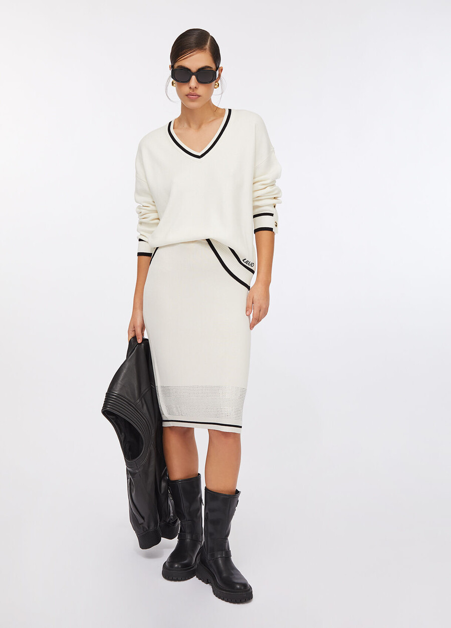 pull en mélange de soie