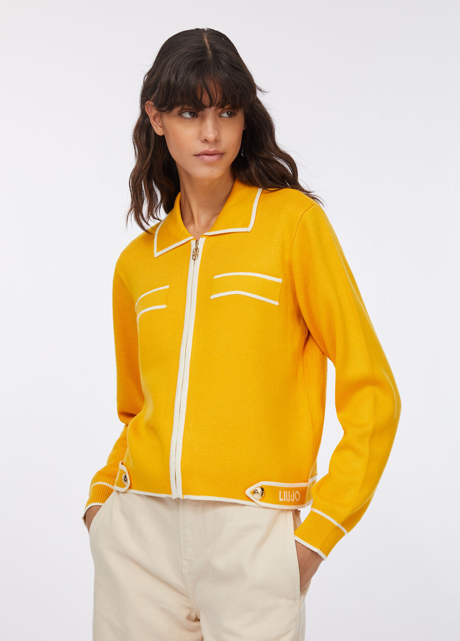 gilet zippé