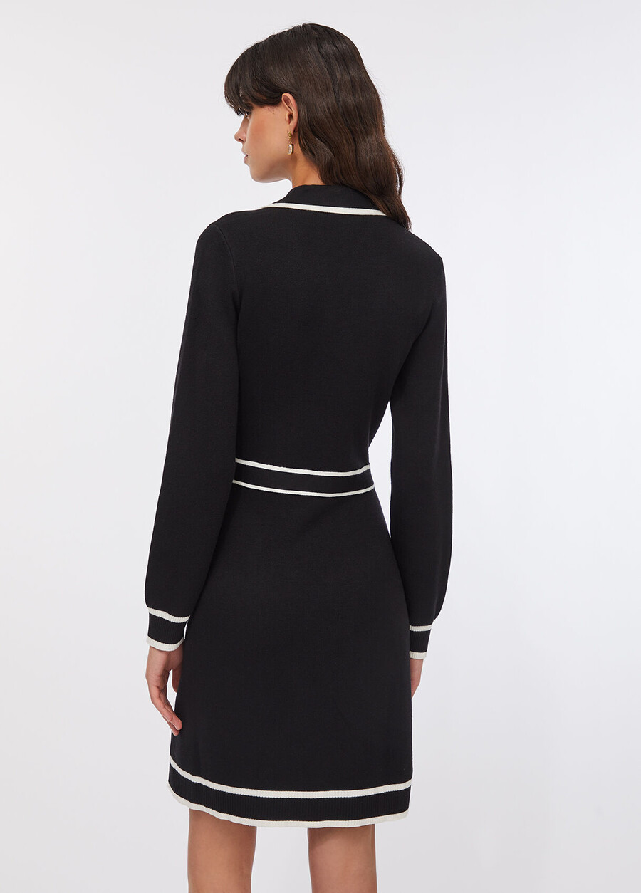 robe en maille mélangée de soie