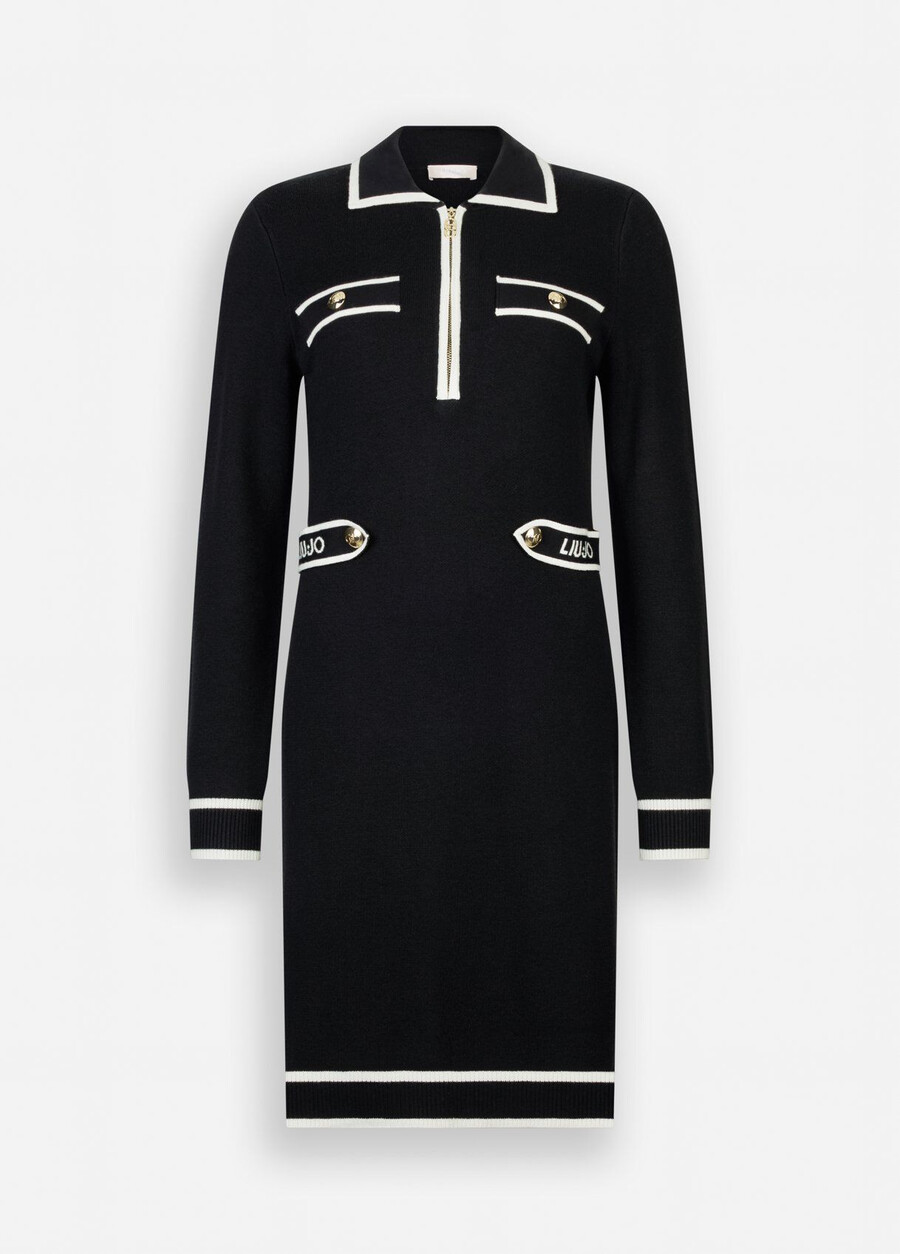 robe en maille mélangée de soie