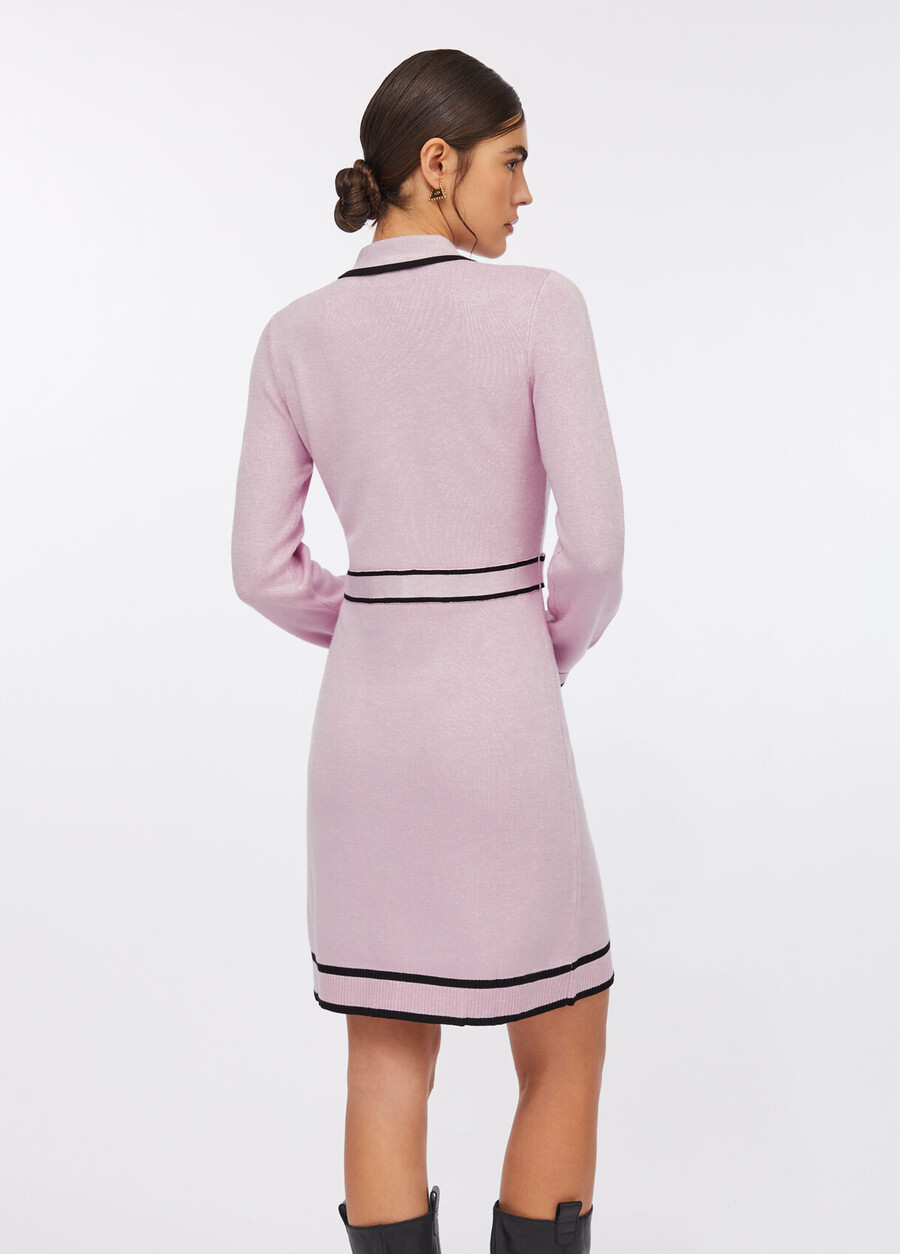 robe en maille mélangée de soie