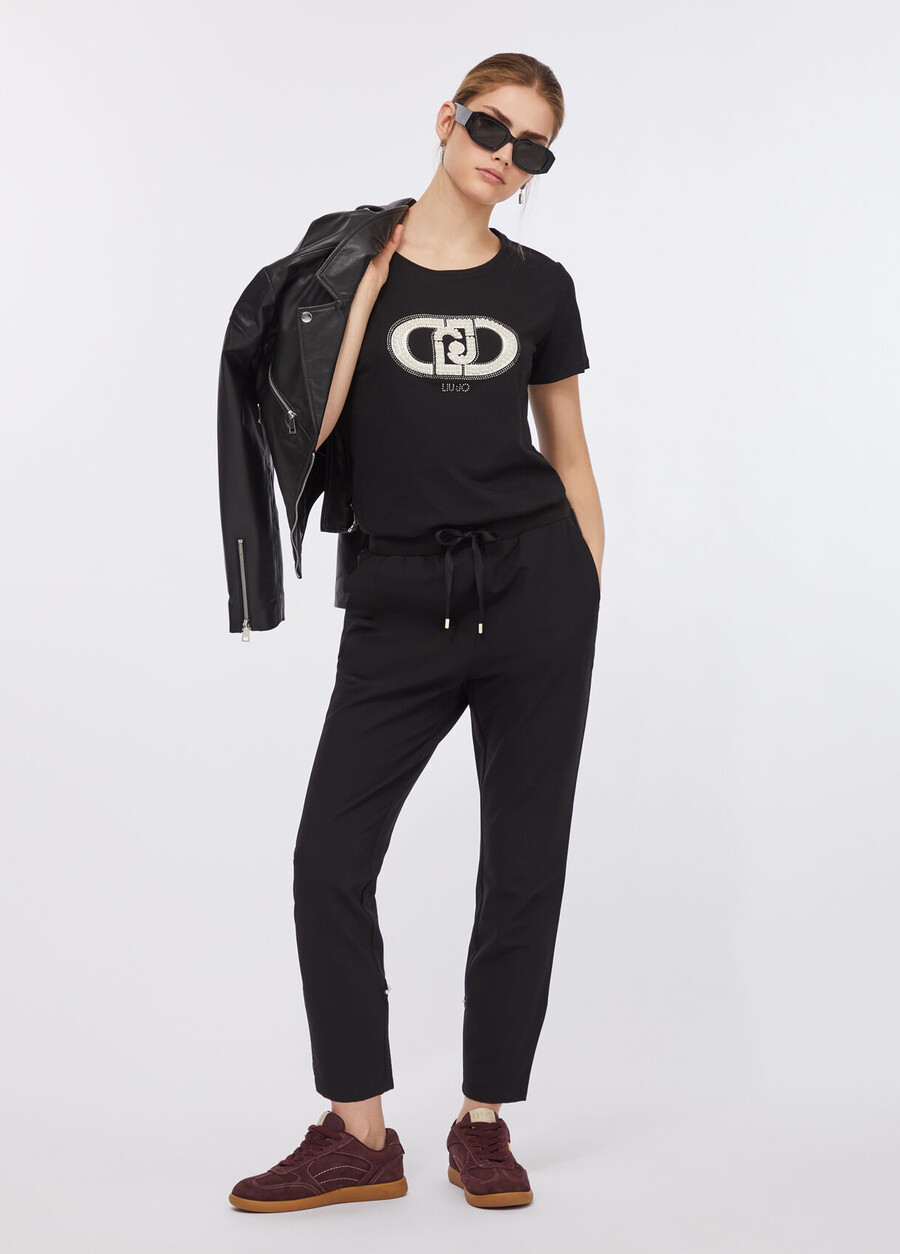 pantalon de jogging avec cordon de serrage