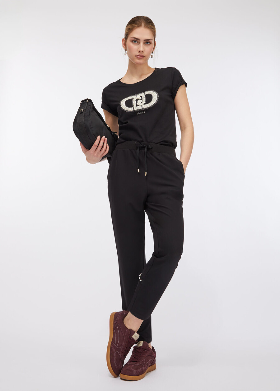 pantalon de jogging avec cordon de serrage
