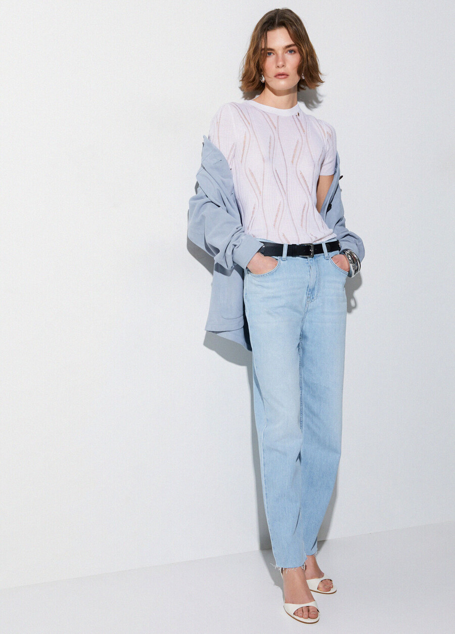 jeans à jambes droites
