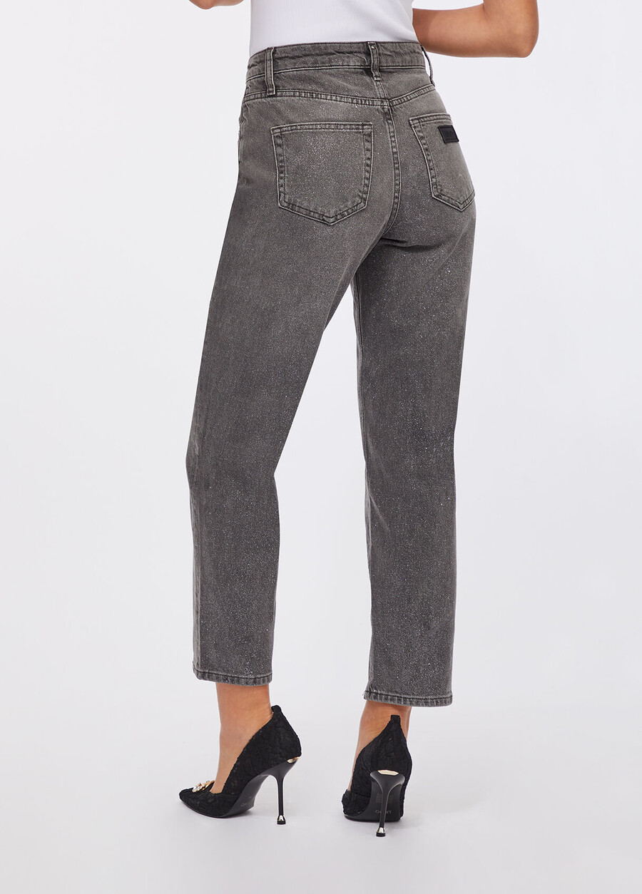 jean droit taille haute