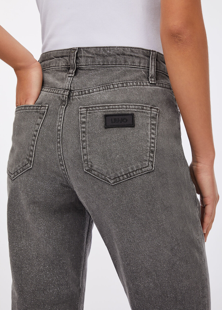 jean droit taille haute