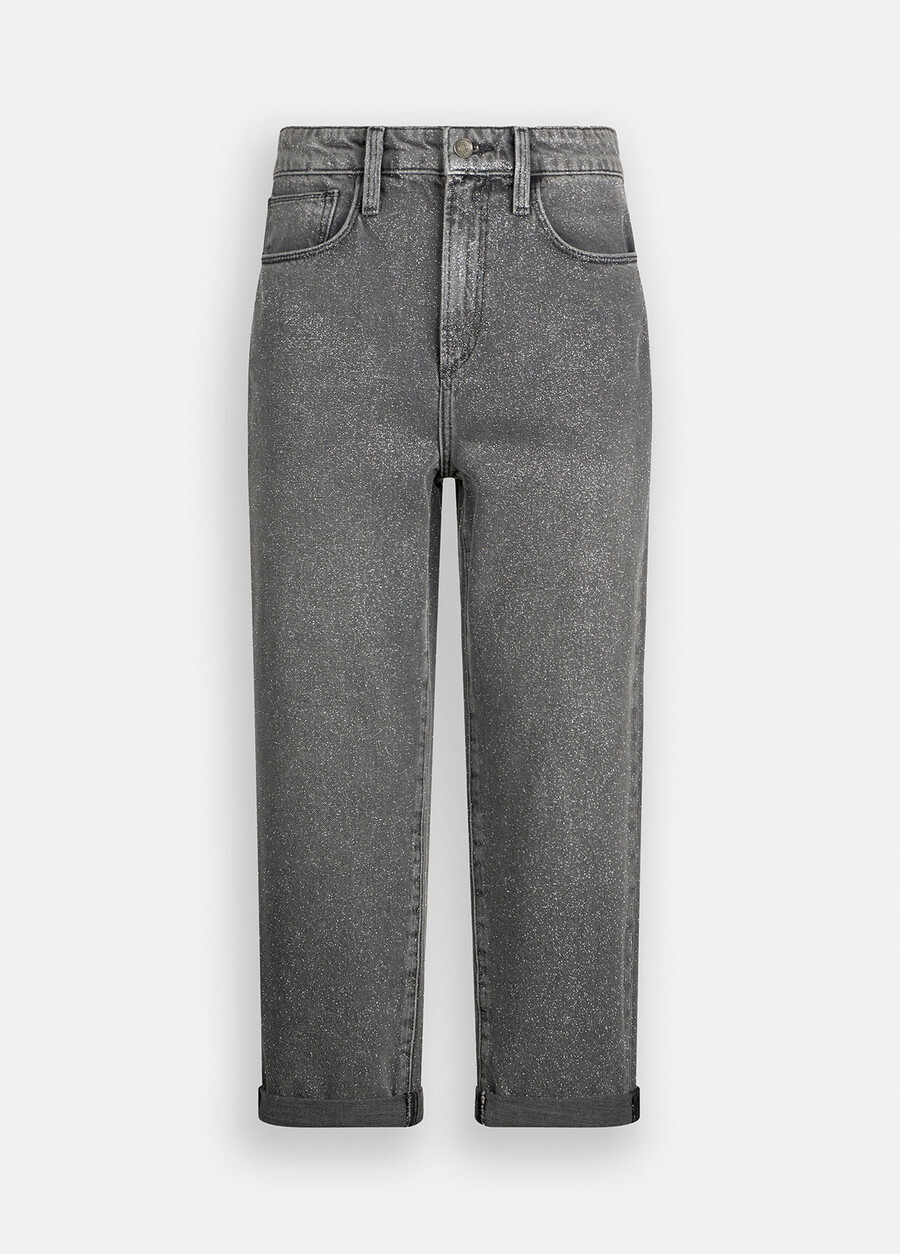 jean droit taille haute