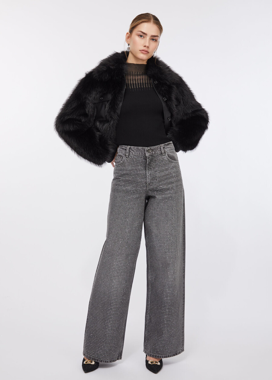jean baggy clouté