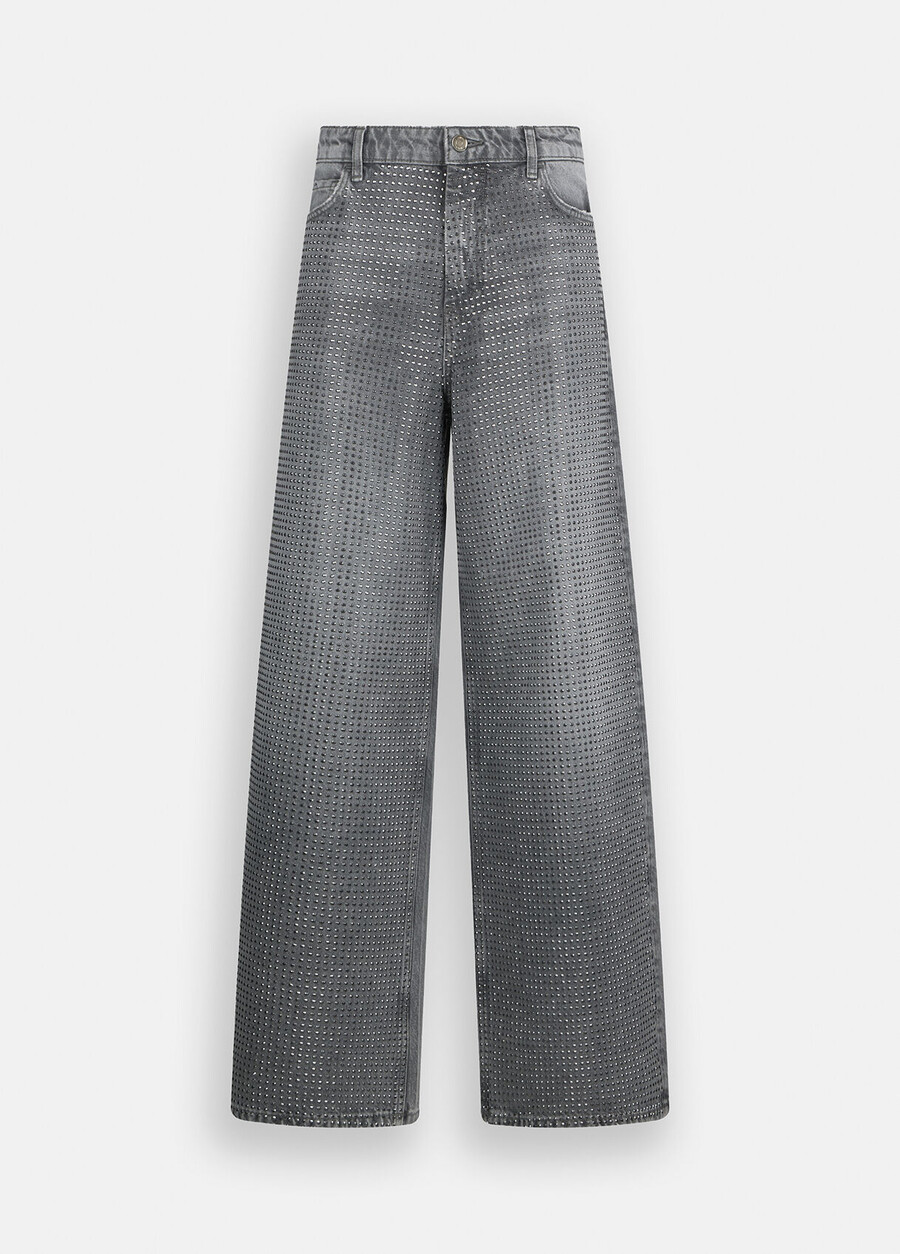 jean baggy clouté