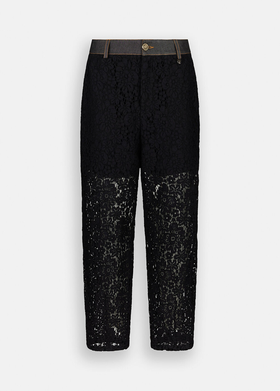 pantalon en dentelle