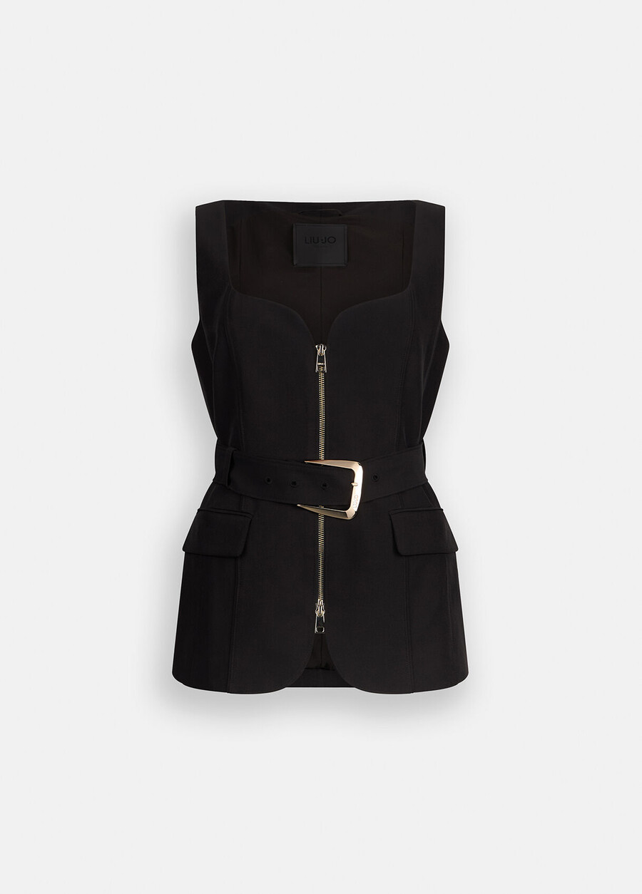 gilet zippé