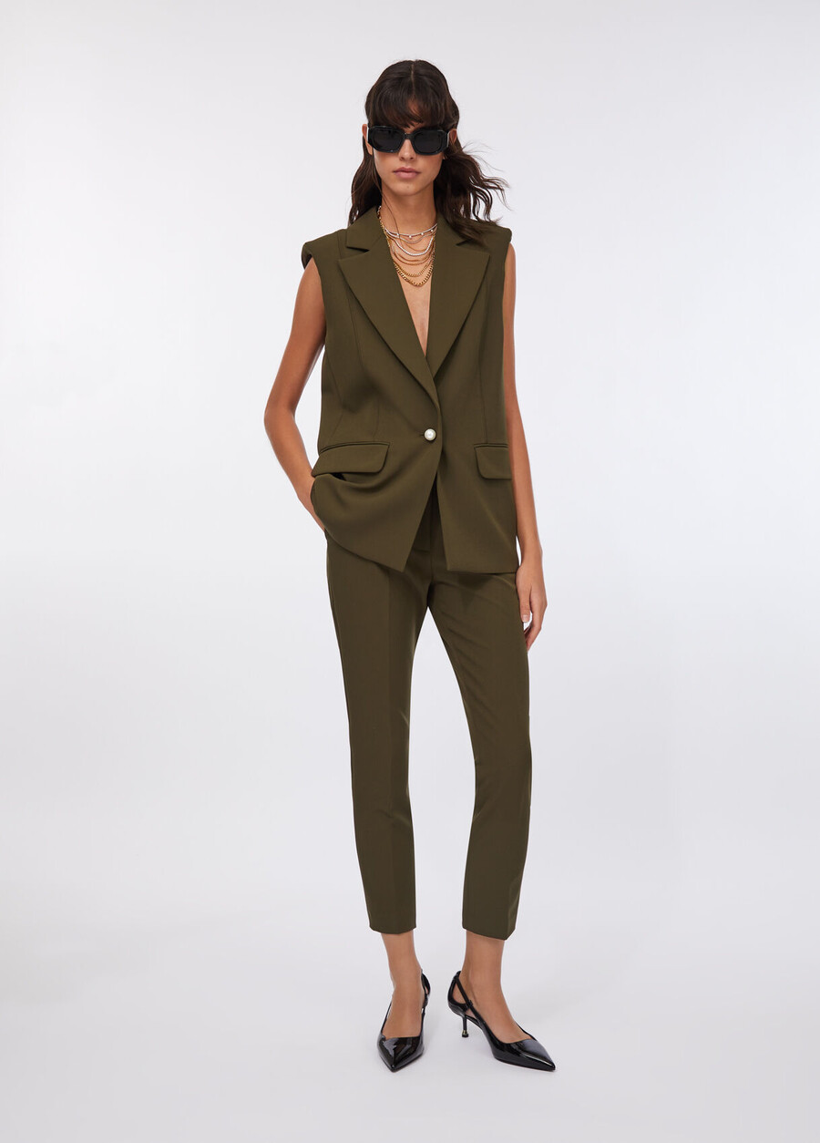 gilet à épaules rembourrées