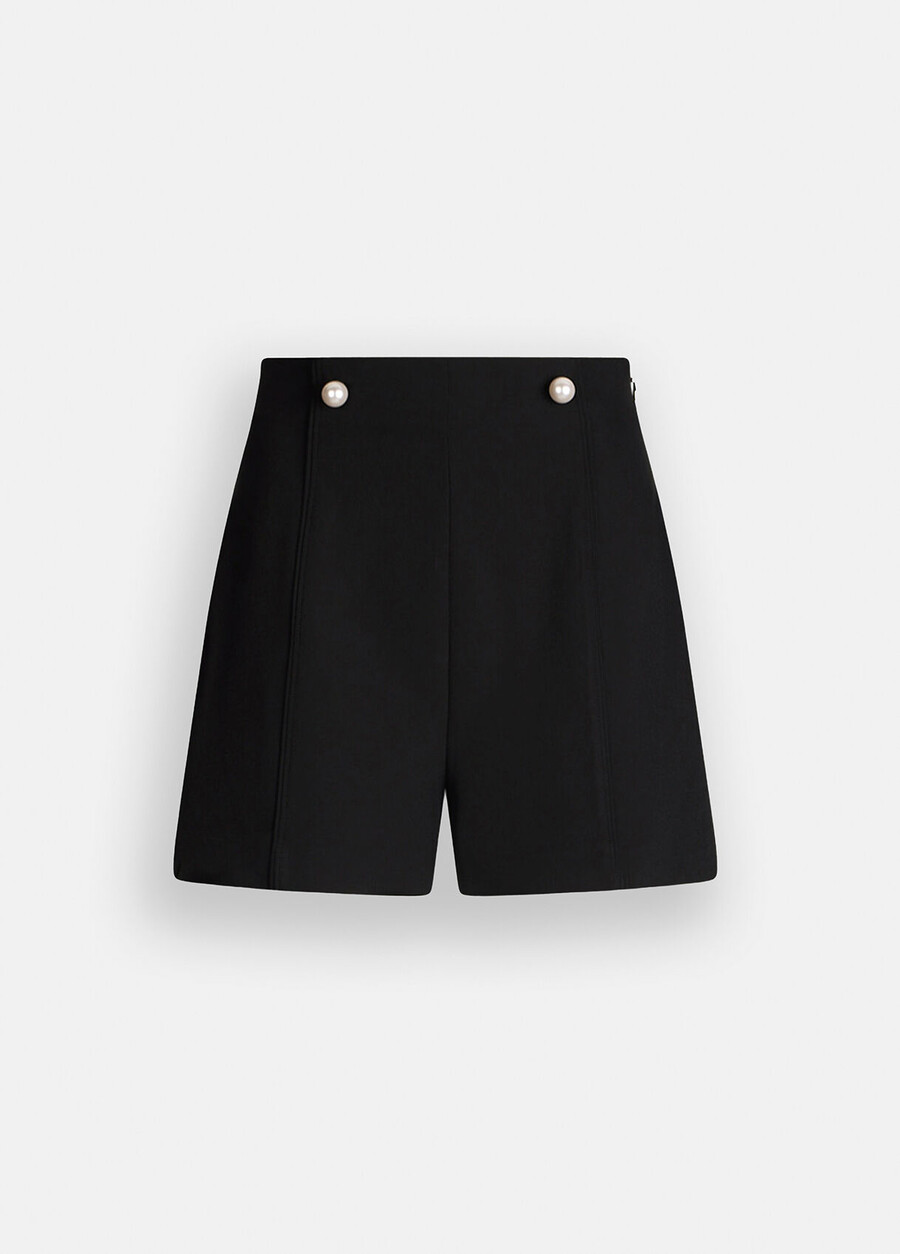 short à perles