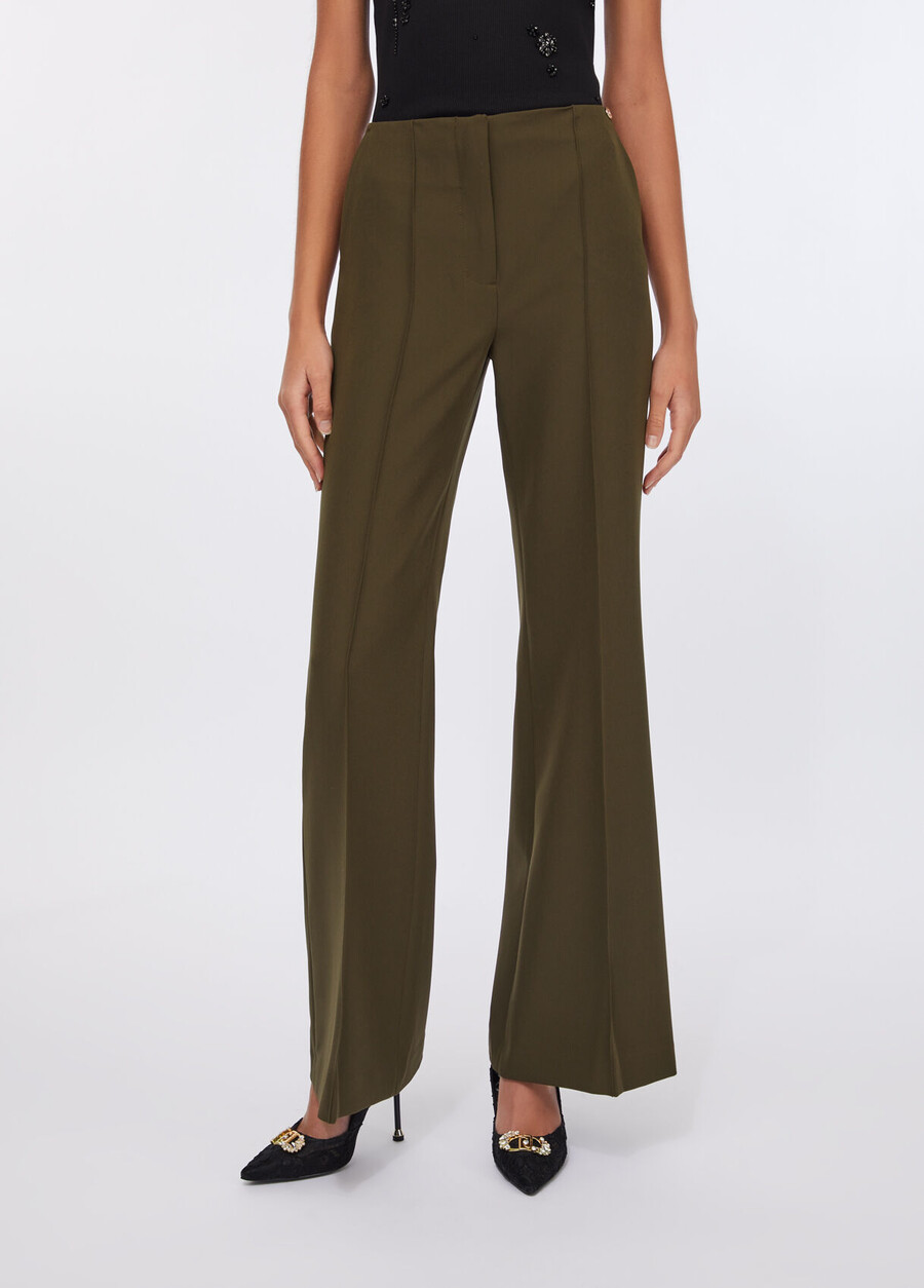 pantalon évasé élégant