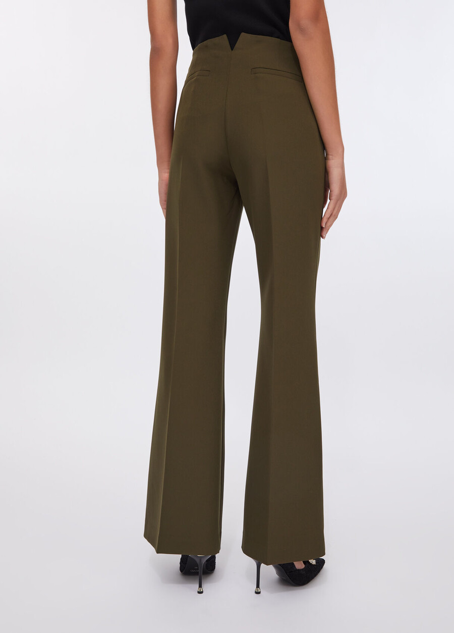 pantalon évasé élégant