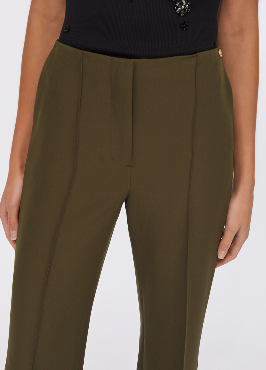 pantalon évasé élégant