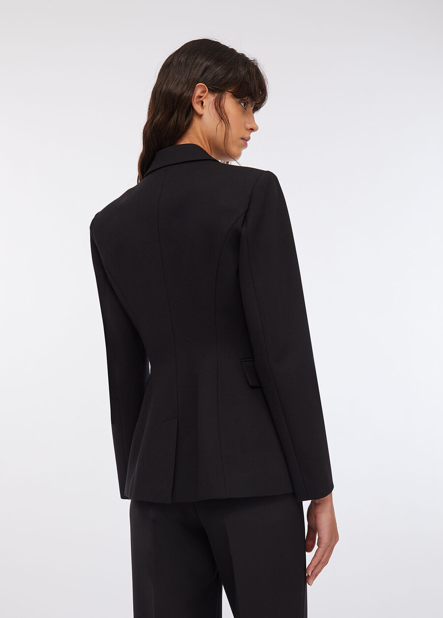 blazer avec détail de broche