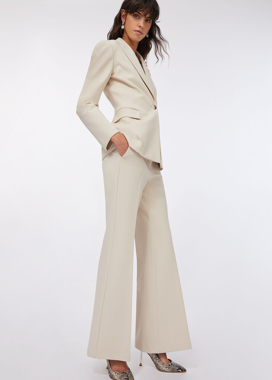 pantalon évasé élégant