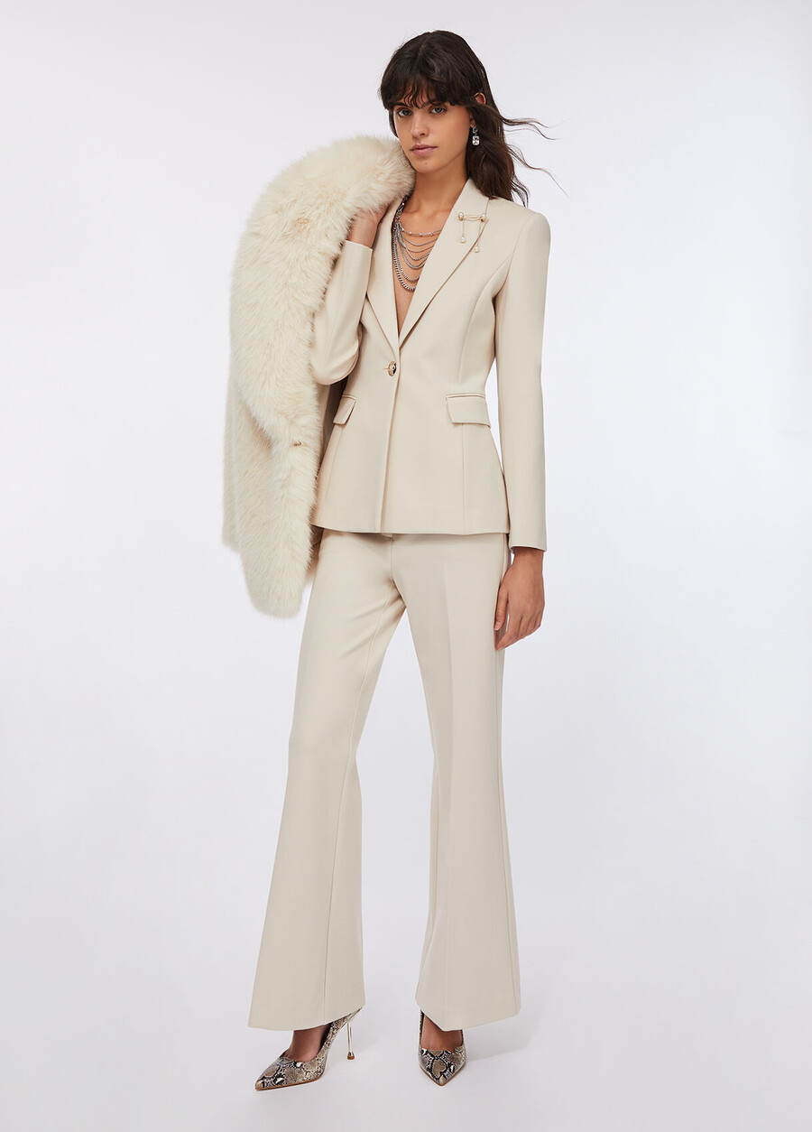 pantalon évasé élégant