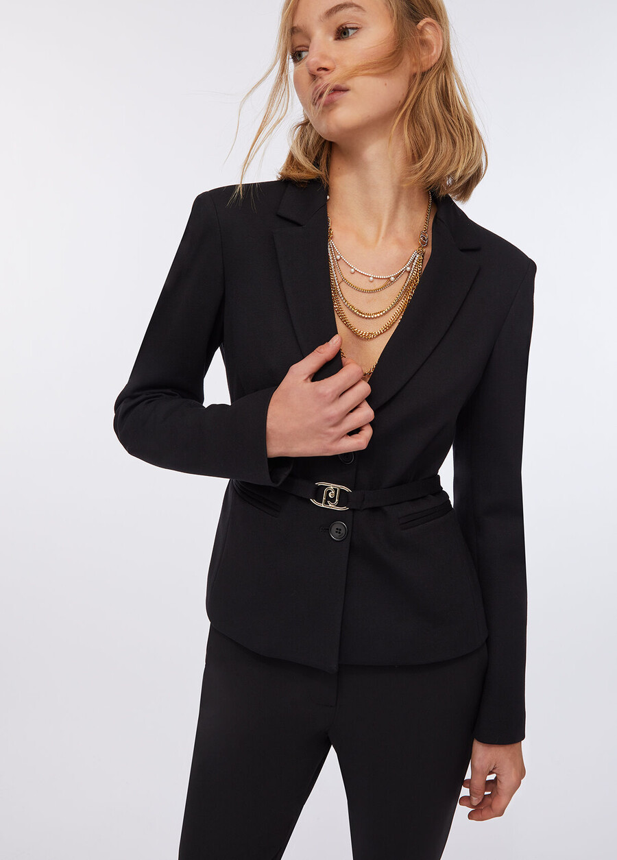 veste avec ceinture de marque