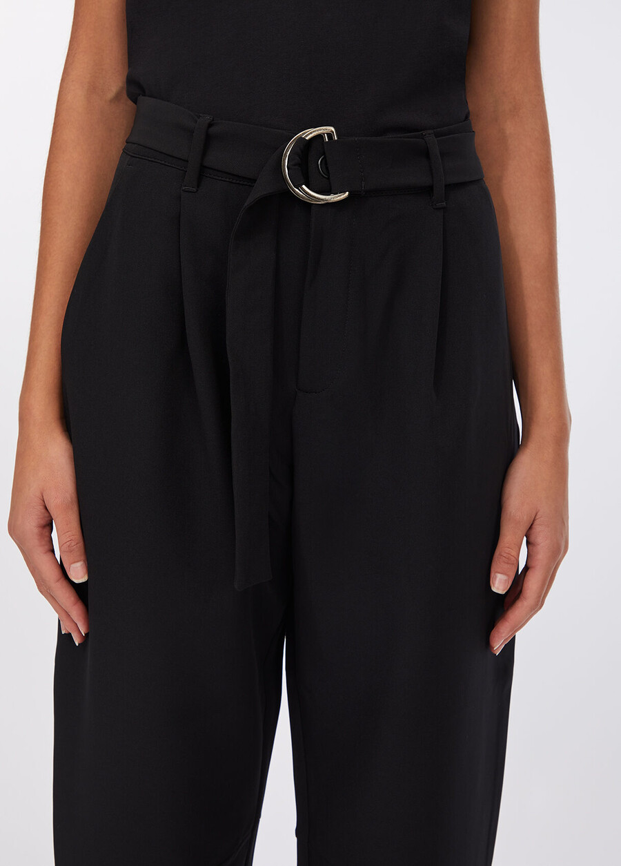 pantalon bouffant à pinces