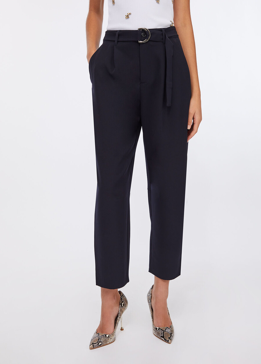 pantalon bouffant à pinces