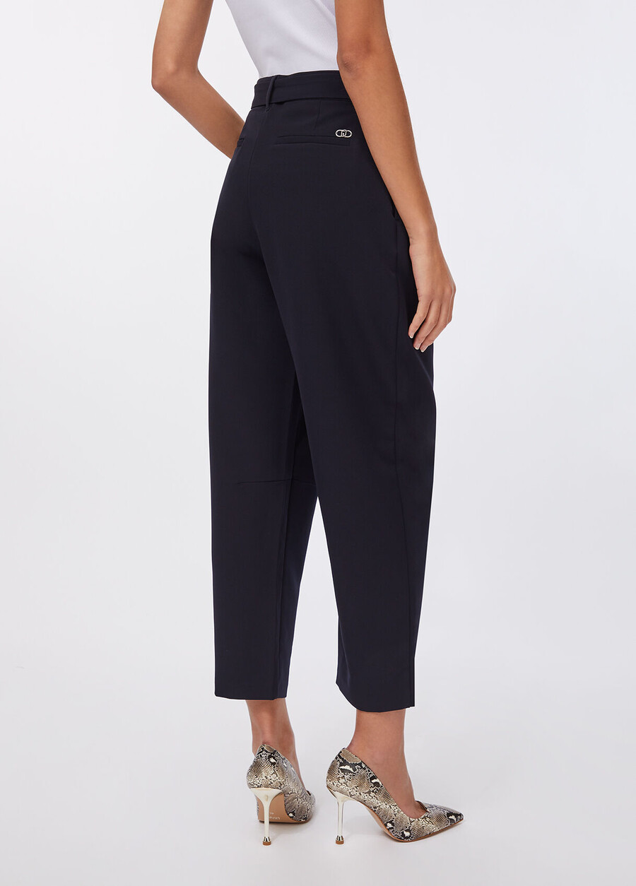 pantalon bouffant à pinces