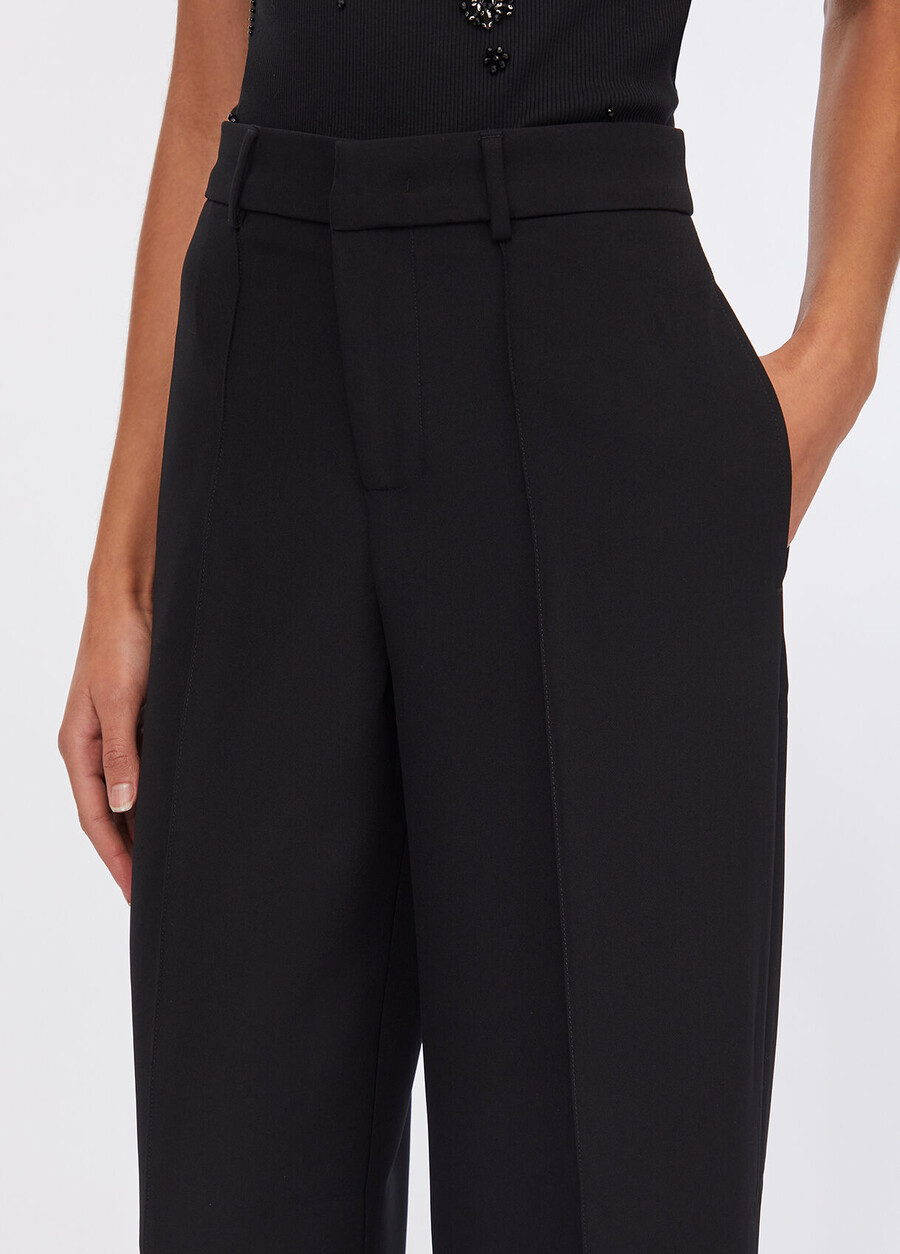 pantalon évasé avec fentes