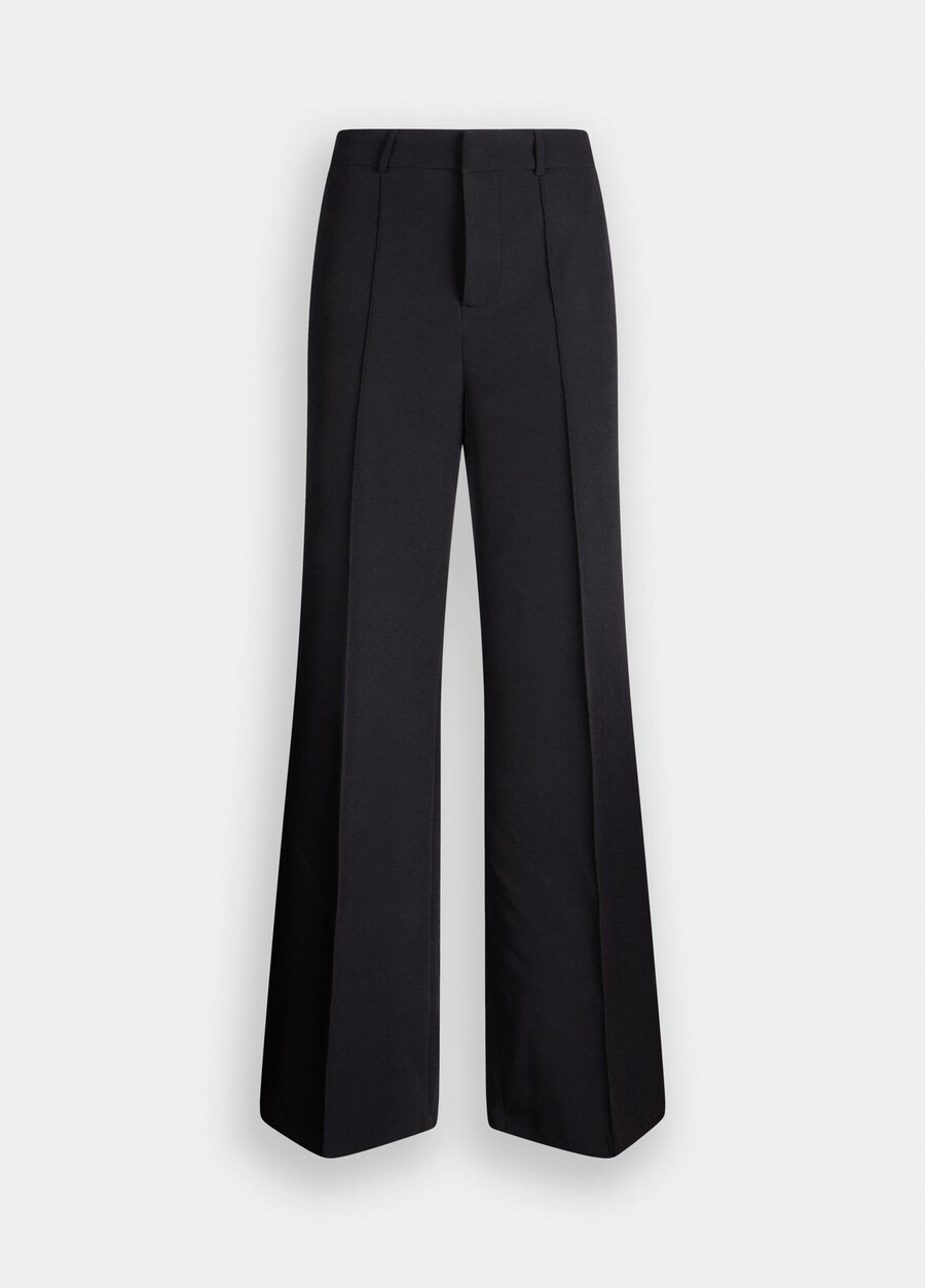 pantalon évasé avec fentes