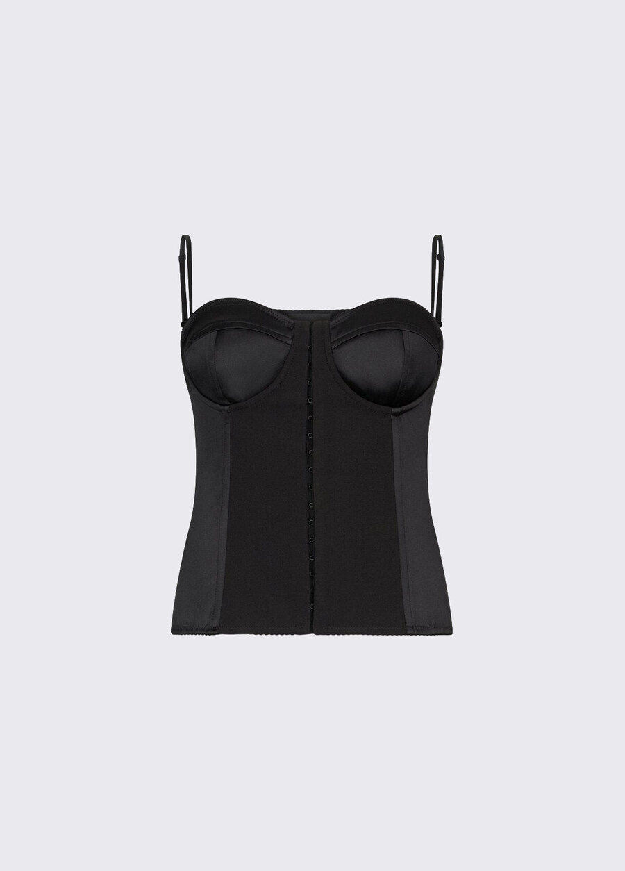 bustier en satin