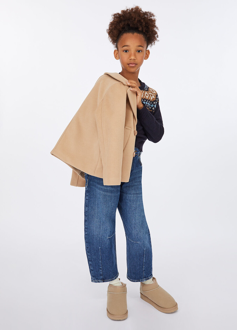 pull en jacquard mélangé alpaga