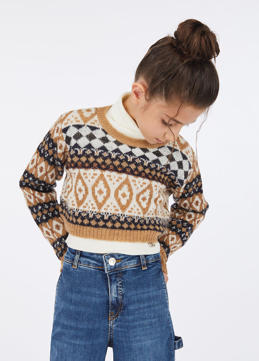 pull en jacquard dalpaga