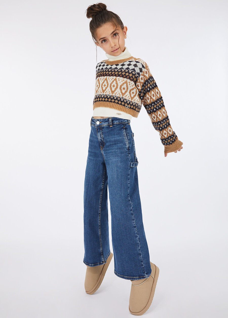 pull en jacquard dalpaga
