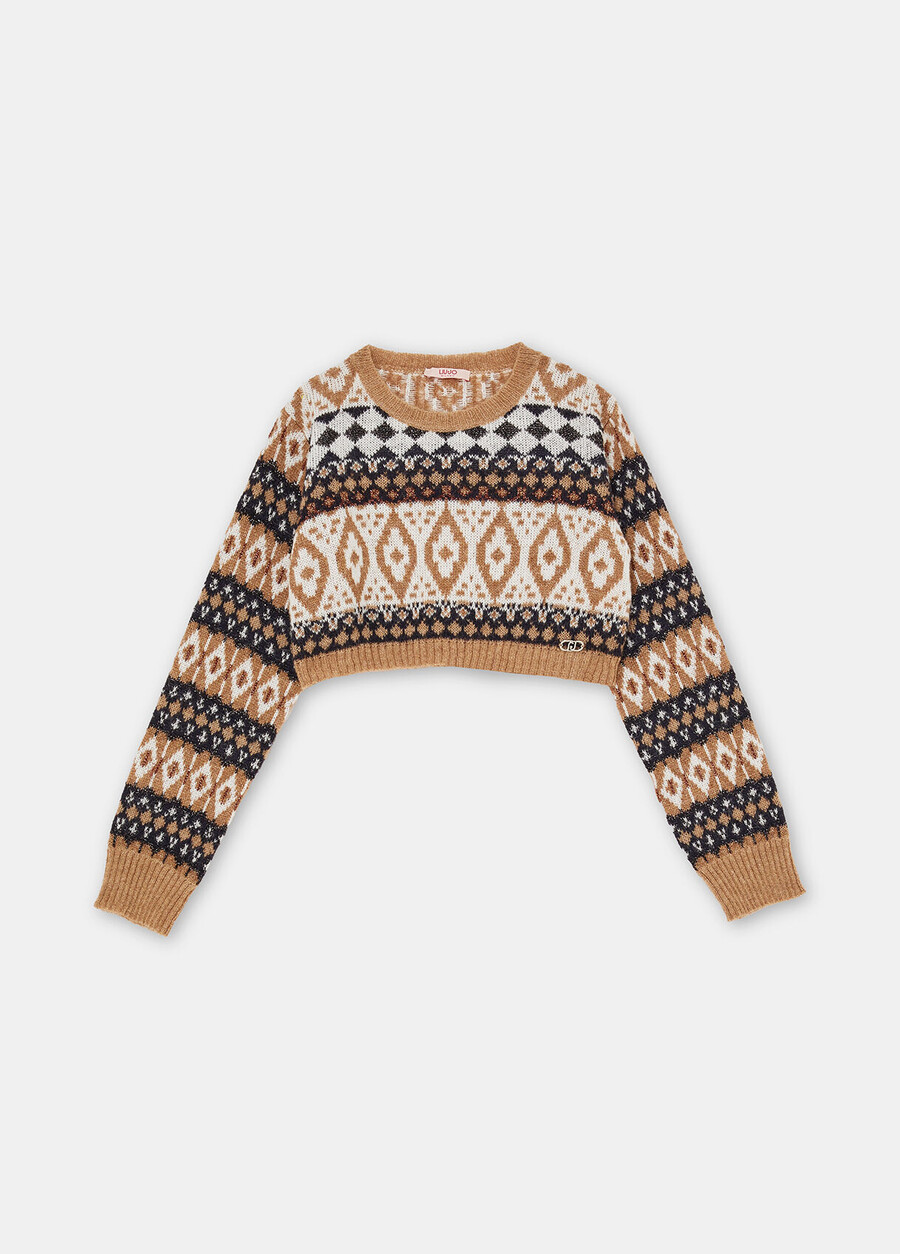 pull en jacquard dalpaga