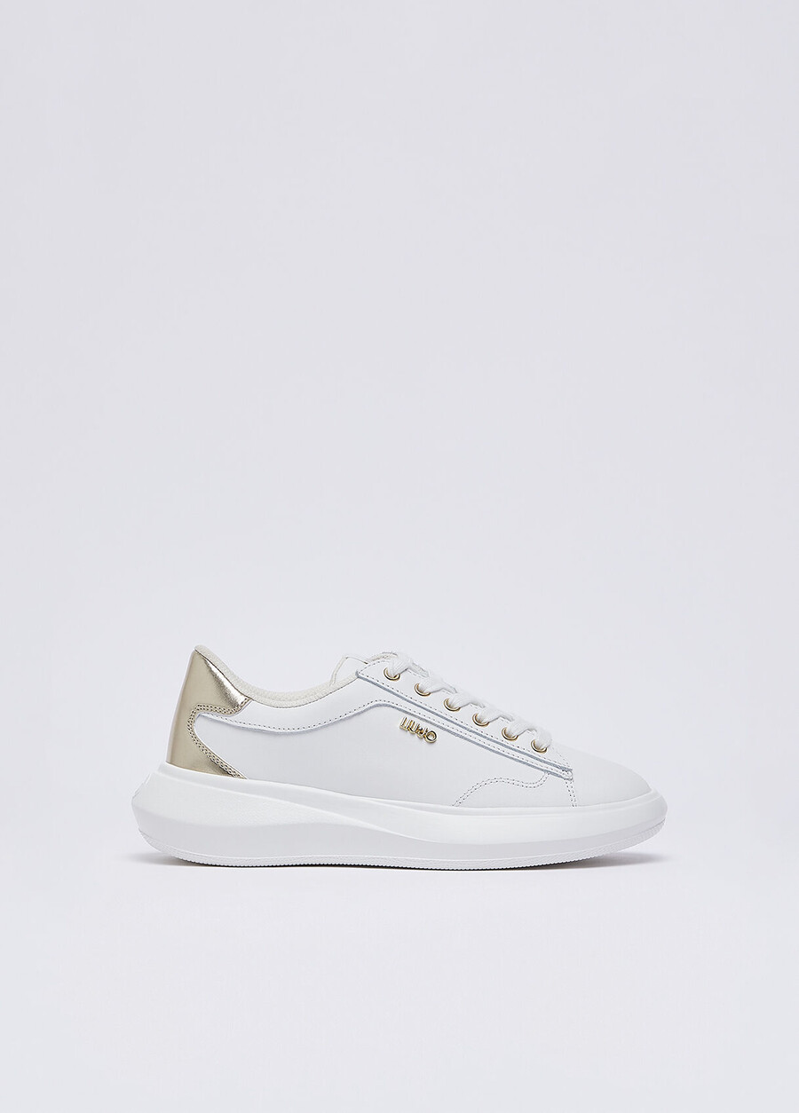 baskets en cuir