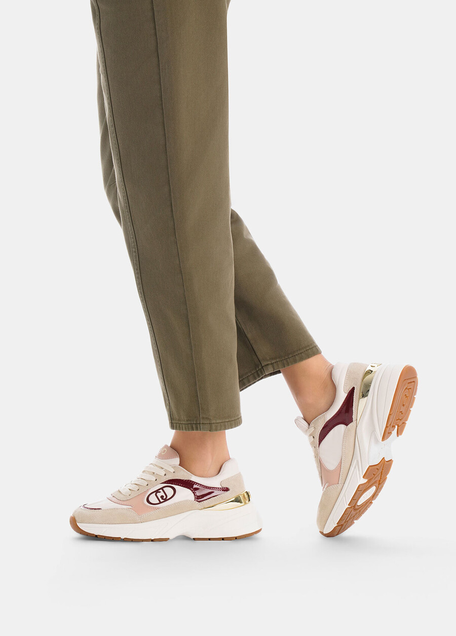 baskets en daim et nylon