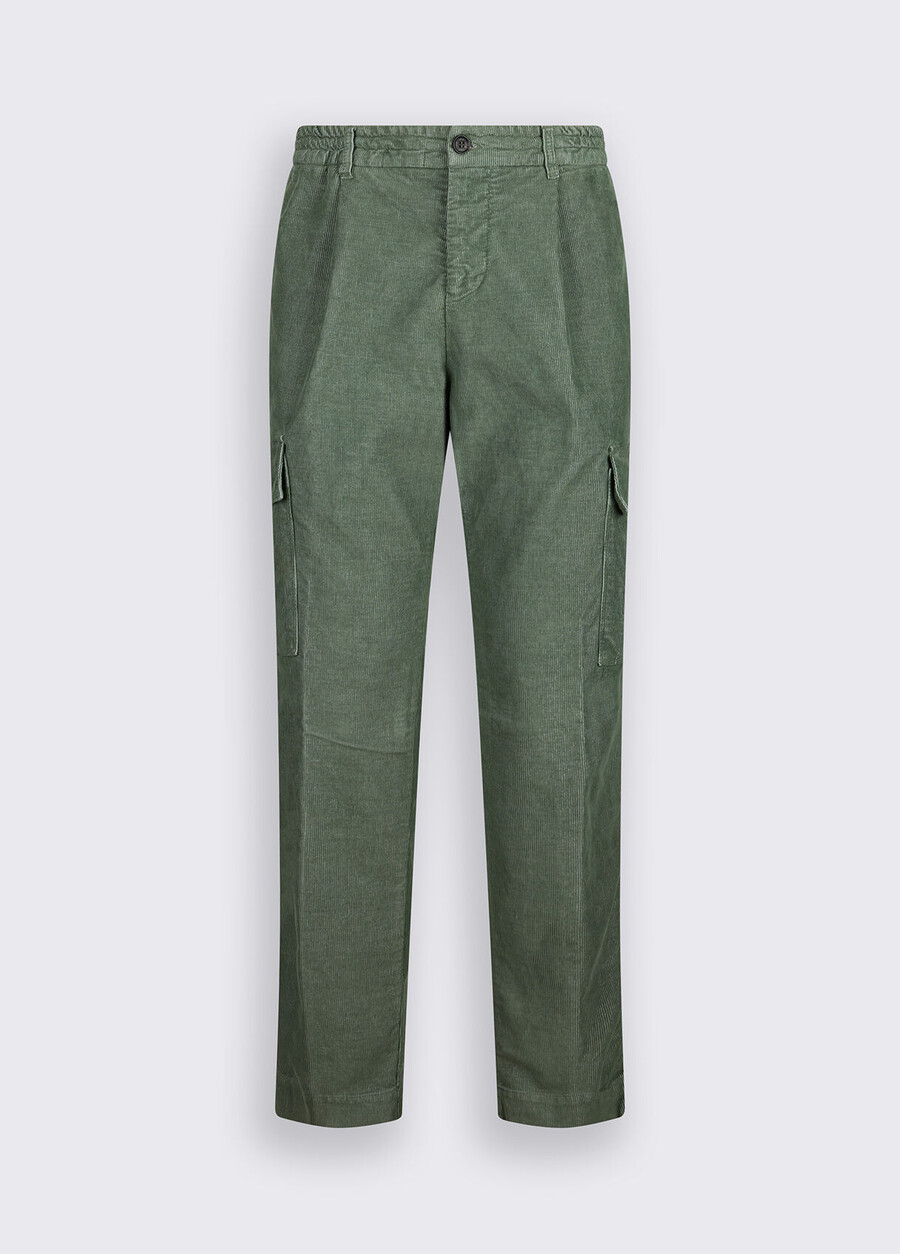pantalon cargo en velours