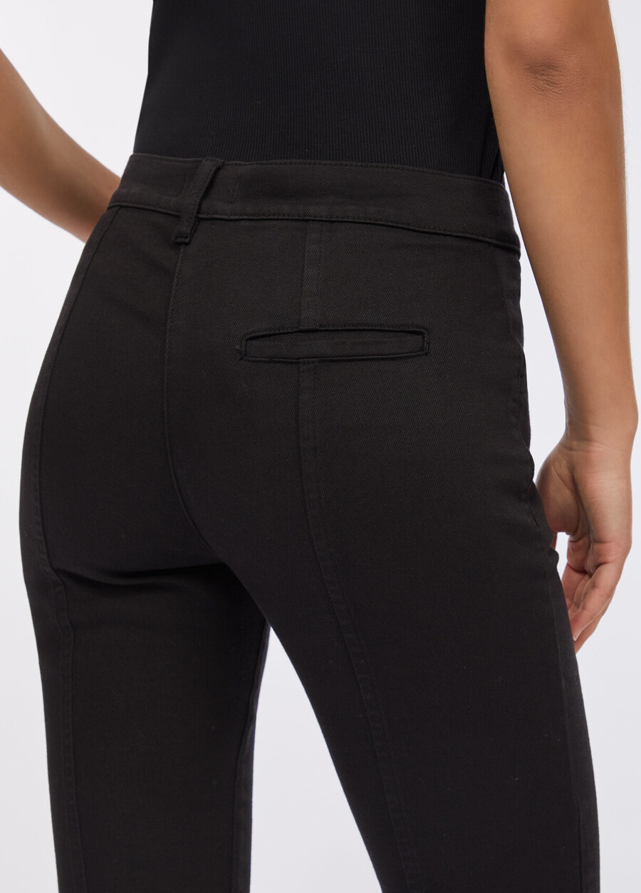 pantalon évasé en coton bull
