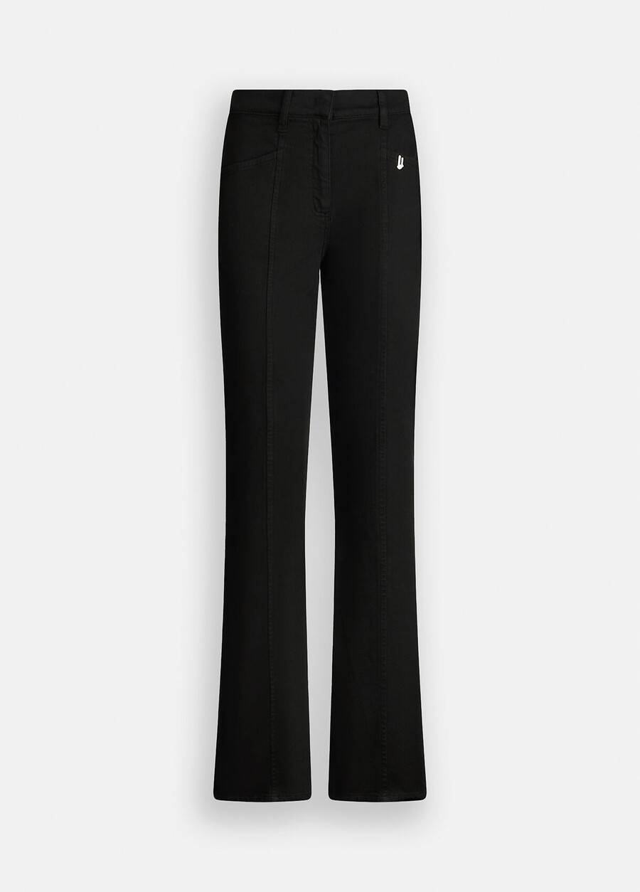 pantalon évasé en coton bull