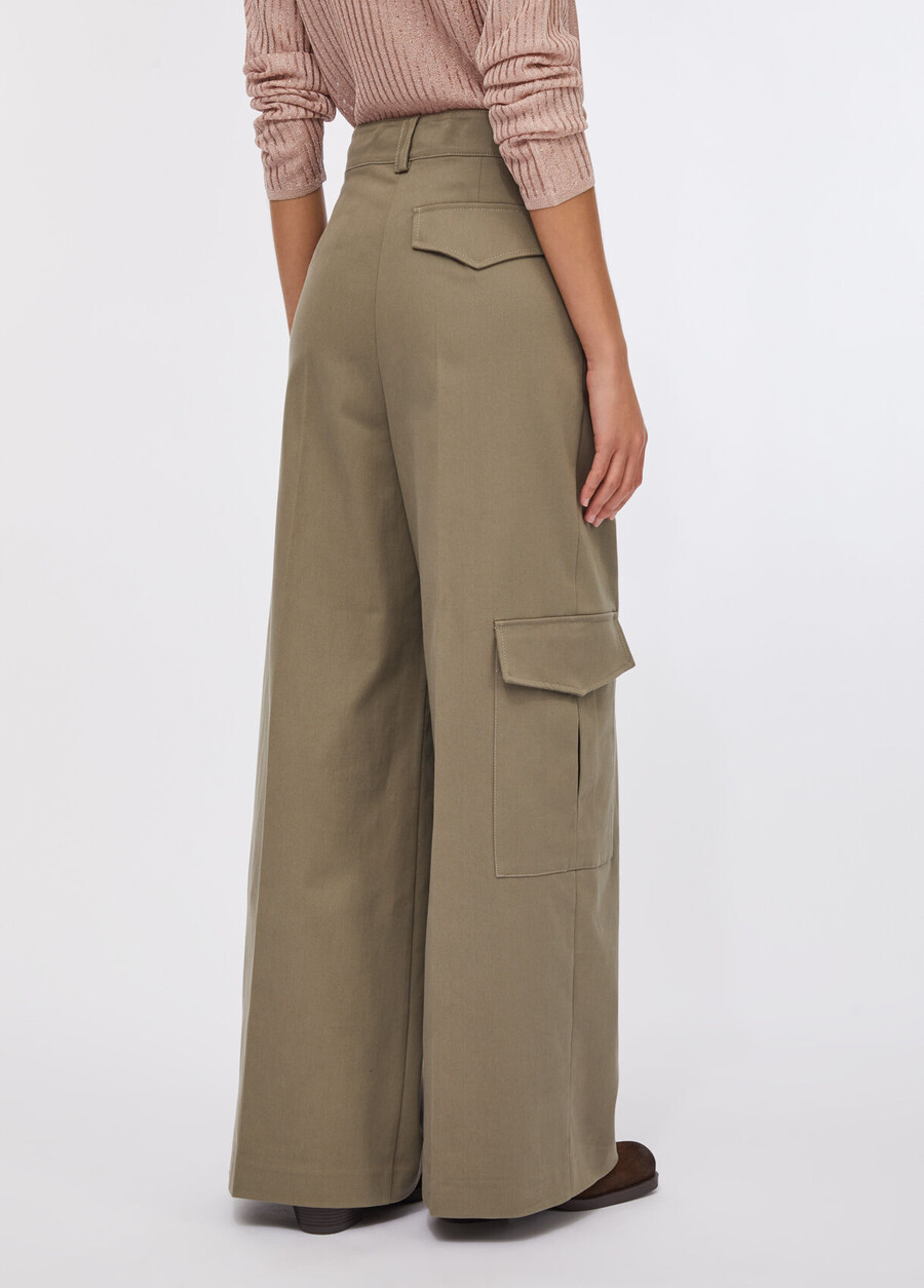 pantalon cargo en coton